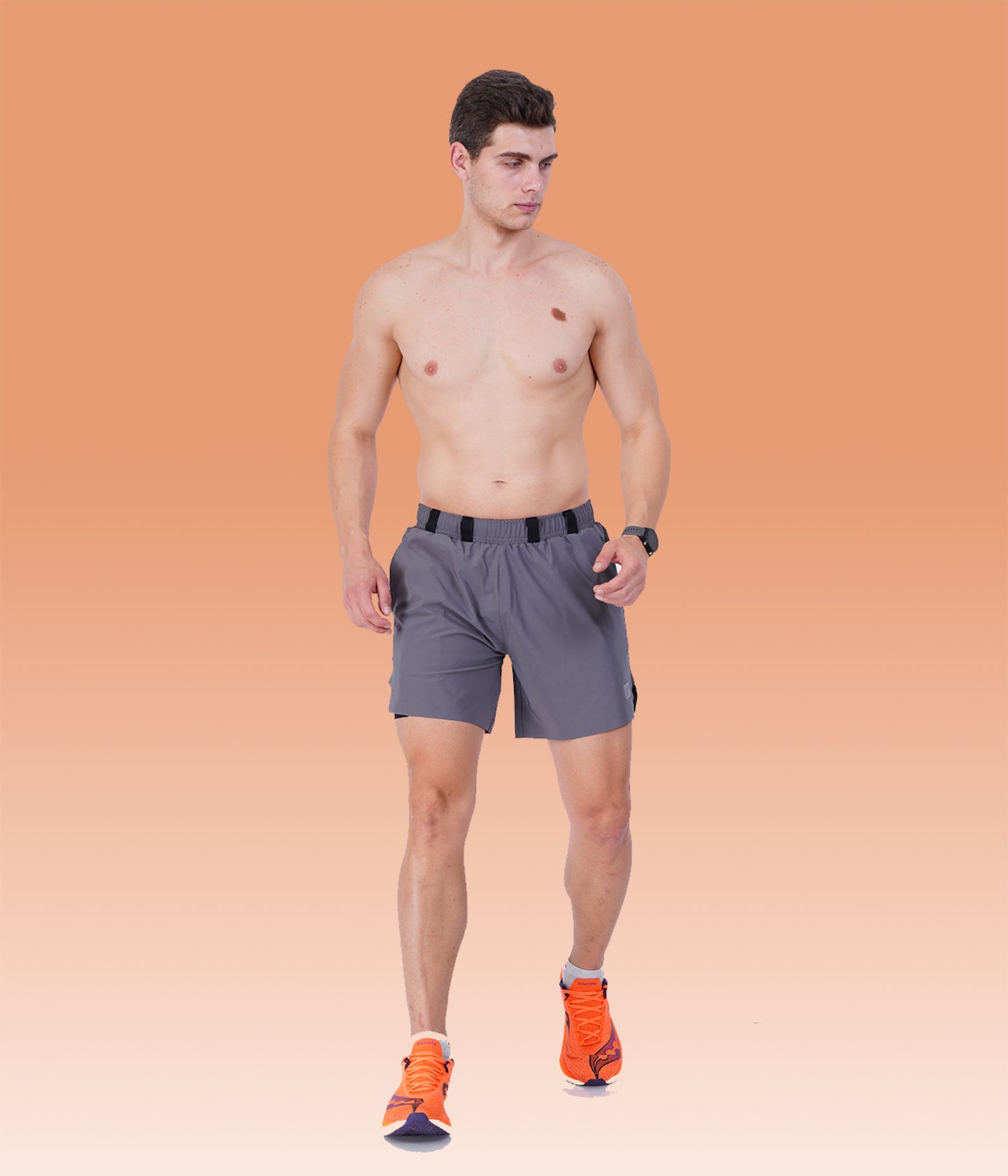 2-in-1 Distance Shorts with Tights, 5 inch