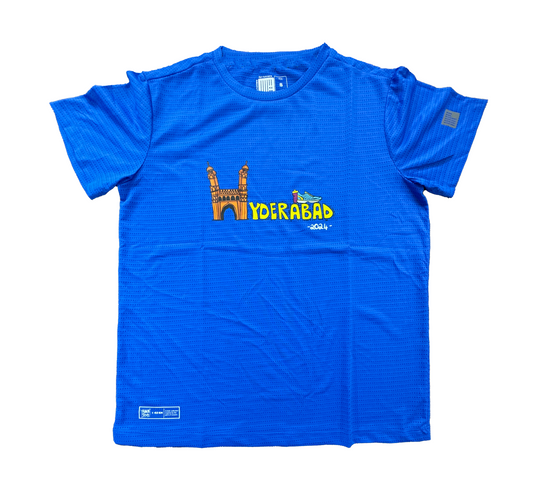 Hyderabad Running Tee by Bavya Desai