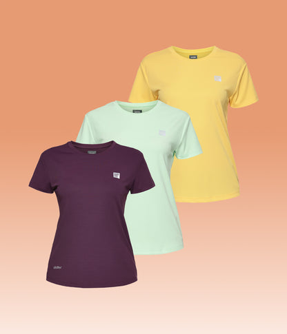 Women Active Tee - Pack of 3